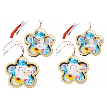 Set 4 Martisoare, brosa, personalizat foto Set 4 Martisoare, brosa, personalizat foto