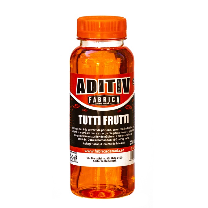 Fabrica de Nada horgász adalék, Tutti Frutti, 250 ml