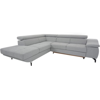 Coltar extensibil Cotta Freyr, 228x254 cm, montaj dreapta, stofa Gri Light Coltar extensibil Cotta Freyr, 228x254 cm, montaj dreapta, stofa Gri Light