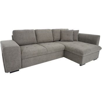 Coltar extensibil Cotta Nanna, 267x153 cm, montaj stanga, stofa Gri Carbon Coltar extensibil Cotta Nanna, 267x153 cm, montaj stanga, stofa Gri Carbon