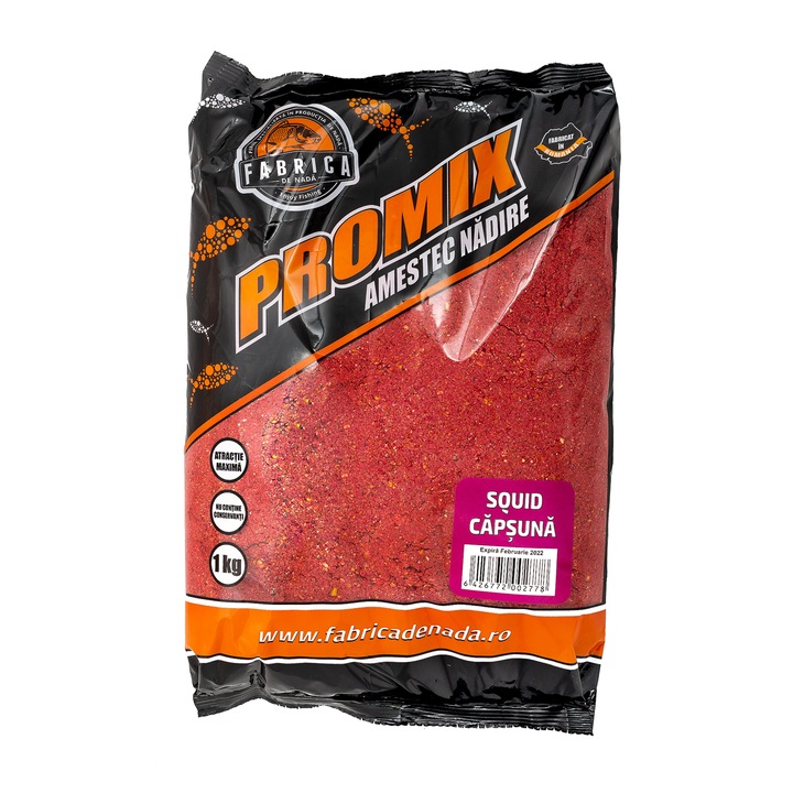 Захранка Fabrica de Nada ProMix Squid and Strawberry, 1 кг