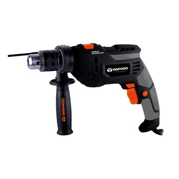 Masina de gaurit, Daewoo DAID600Y, 600 W, 3000 rpm, Negru/Gri