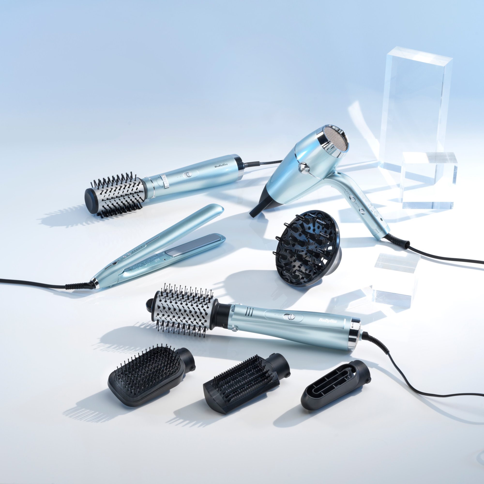 Uscator de par BaByliss Hydro Fusion D773DE, 2100W, 2 viteze, 3
