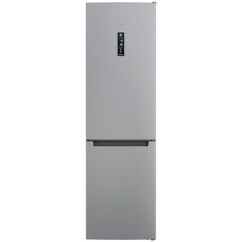 Combina frigorifica Indesit INFC9 TT33X, 367L, display tactil, NoFrost, FreshSpace +, Multiflow, clasa energetica D, H 203 cm, argintiu