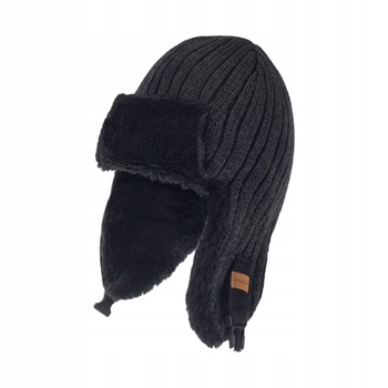 Caciula Nandy, pentru barbati, Gri inchis, NCM-14055-02-CM-SZAR Caciula Nandy, pentru barbati, Gri inchis, NCM-14055-02-CM-SZAR