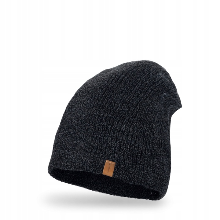 Caciula Nandy, pentru barbati, Mouline gri inchis, NCM-17026-02-CM-SZAR