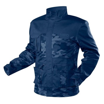 Geaca de lucru, model Camo Navy, marimea L/52, NEO Geaca de lucru, model Camo Navy, marimea L/52, NEO