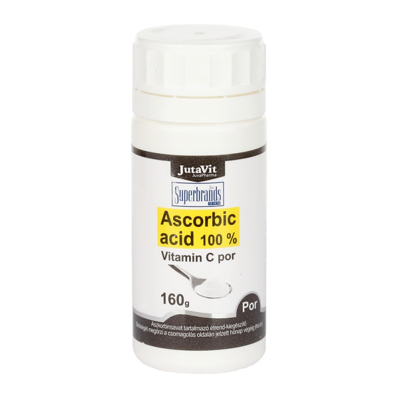 Ascorbic Acid 100% Vitamina C Jutavit, 160 g