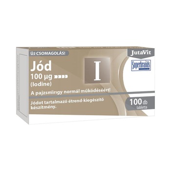 Tablete de iod 100 μg Jutavit, 100 buc Tablete de iod 100 μg Jutavit, 100 buc