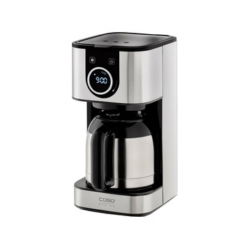 Cafetiera Caso Germany, Selection C10 Thermo, carafa termoizolanta, preparare rapida, touch control, afisaj LED, functie timer, functie Aroma-Plus si anti-drip, argintiu Cafetiera Caso Germany, Selection C10 Thermo, carafa termoizolanta, preparare rapida, touch control, afisaj LED, functie timer, functie Aroma-Plus si anti-drip, argintiu
