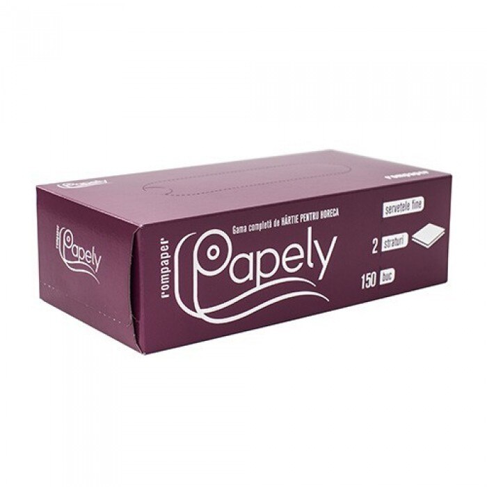 Servetele faciale Papely, 100 bucati/cutie