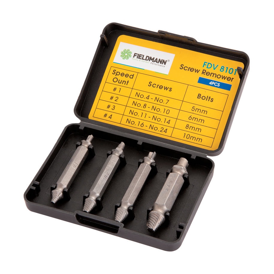 Set chei extractoare FIELDMANN, 4 buc, 5 - 10 mm