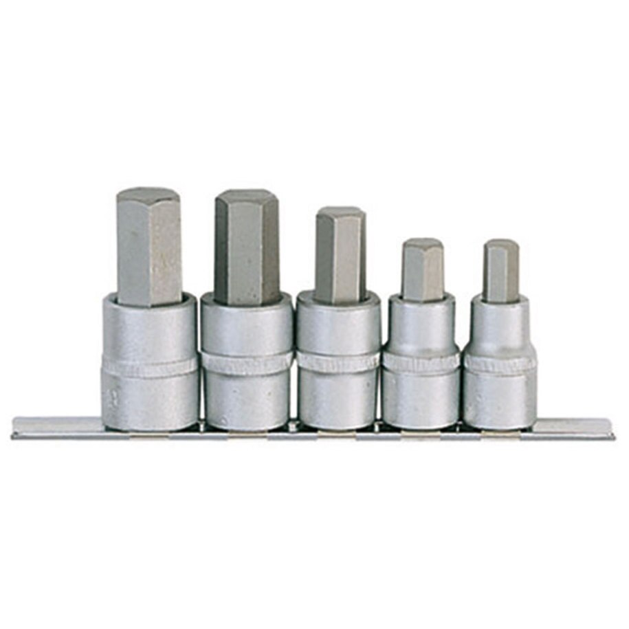 Set tubulare Force, 5 buc, Otel, 10 - 12 - 14 - 17 - 19 mm