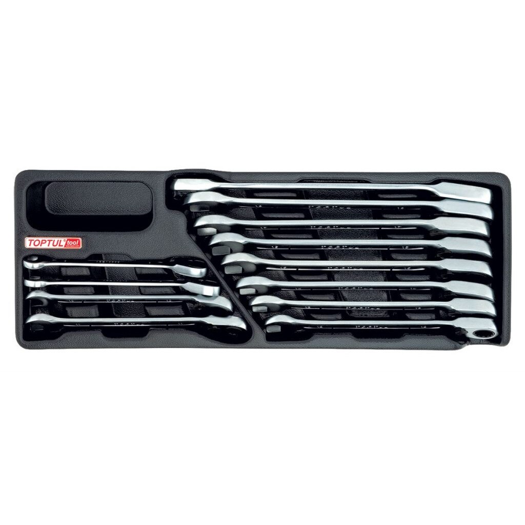 Set chei cu clichet Ratchet 8-19mm 12 piese