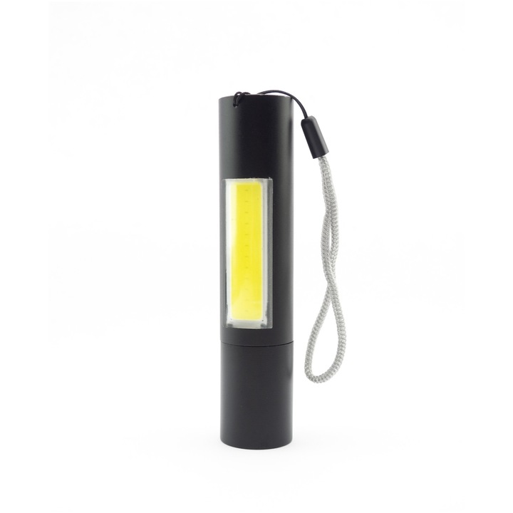 Фенер ENTAC, LED, USB, 3W, 1200 mAh, 350 лумена, Функция за зареждане