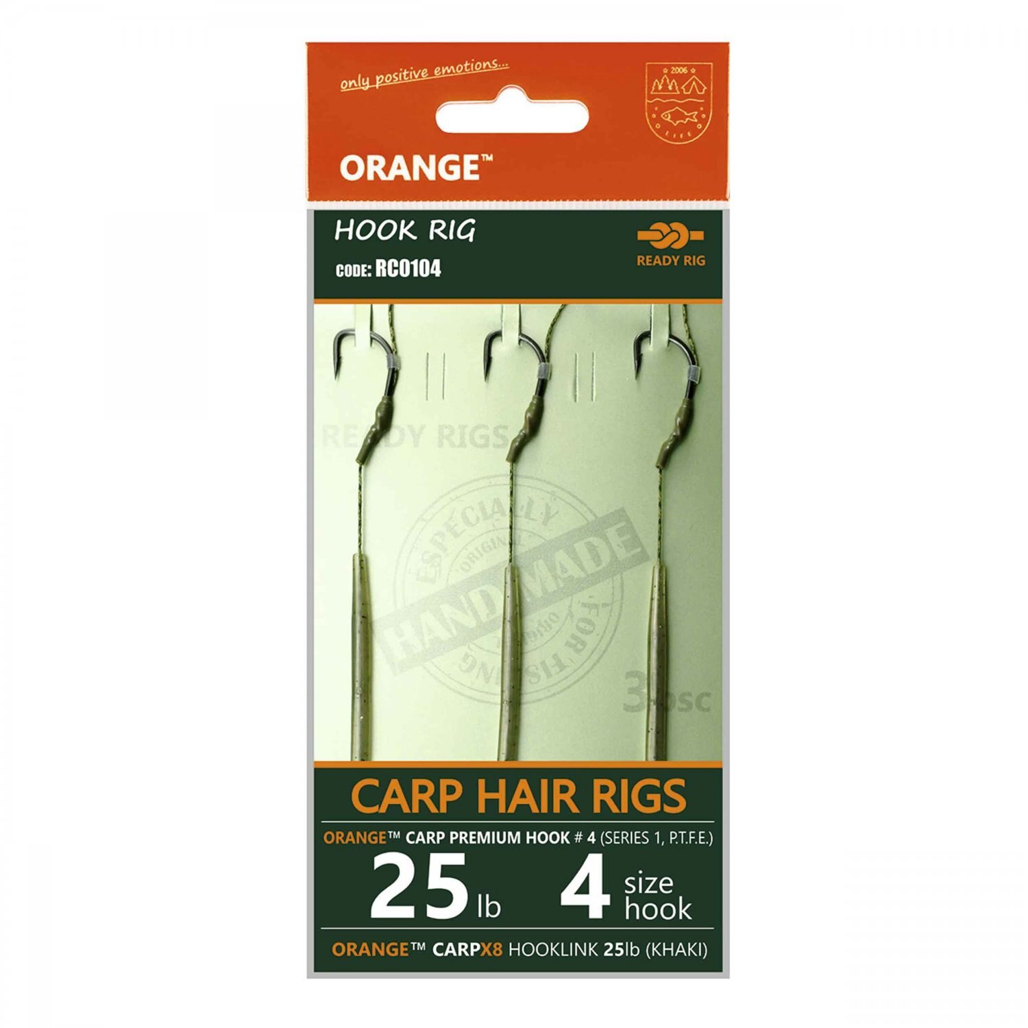 Rig Crap Series 1 No.4 25Lb Crap Hair Rigs