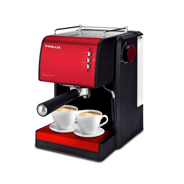 Espressor semiautomat Clatronic, ES3643, compatibil cu cafea macinata, 15 bari, rezervor apa 1.6 litri, duza spumare lapte, ideal pentru toate specialitatile de cafea, operare simpla, tamper/cupa/2 filtre incluse, inox