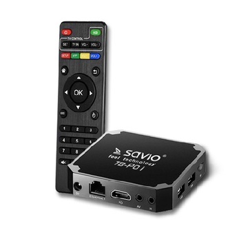Media player Savio TB-01,Smart TV Box Premium One, 2/16 GB, Android 9.0 Pie, HDMI v 2.0, 4K UHD, WiFi, 2 X USB, Meniu in limba Romana Media player Savio TB-01,Smart TV Box Premium One, 2/16 GB, Android 9.0 Pie, HDMI v 2.0, 4K UHD, WiFi, 2 X USB, Meniu in limba Romana
