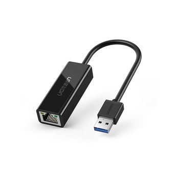 Adaptor Ethernet Ugreen CR110 Usb 2.0 la RJ45 Negru Adaptor Ethernet Ugreen CR110 Usb 2.0 la RJ45 Negru