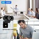 Camera web iUni cu microfon incorporat, Rezolutie Full HD, 1920x1080p, USB, Functie Plug & Play instalare driver automata