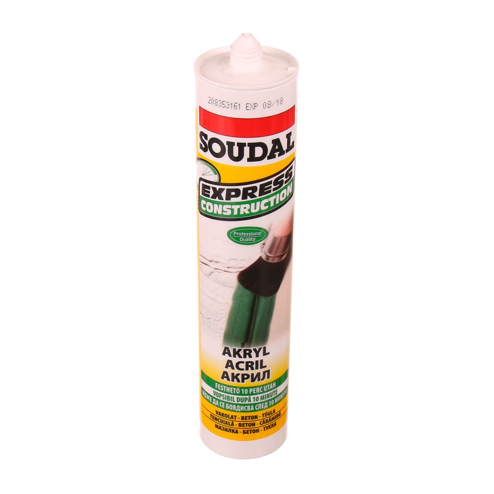 Solutie tehnica, mastic acrilic express, Soudal, 280 ml