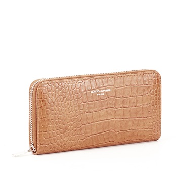 Portofel cognac cu imprimeu Larra Cognac Portofel cognac cu imprimeu Larra Cognac