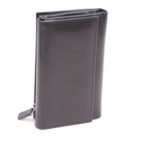 Portofel dama caza pelletteria piele naturala negru