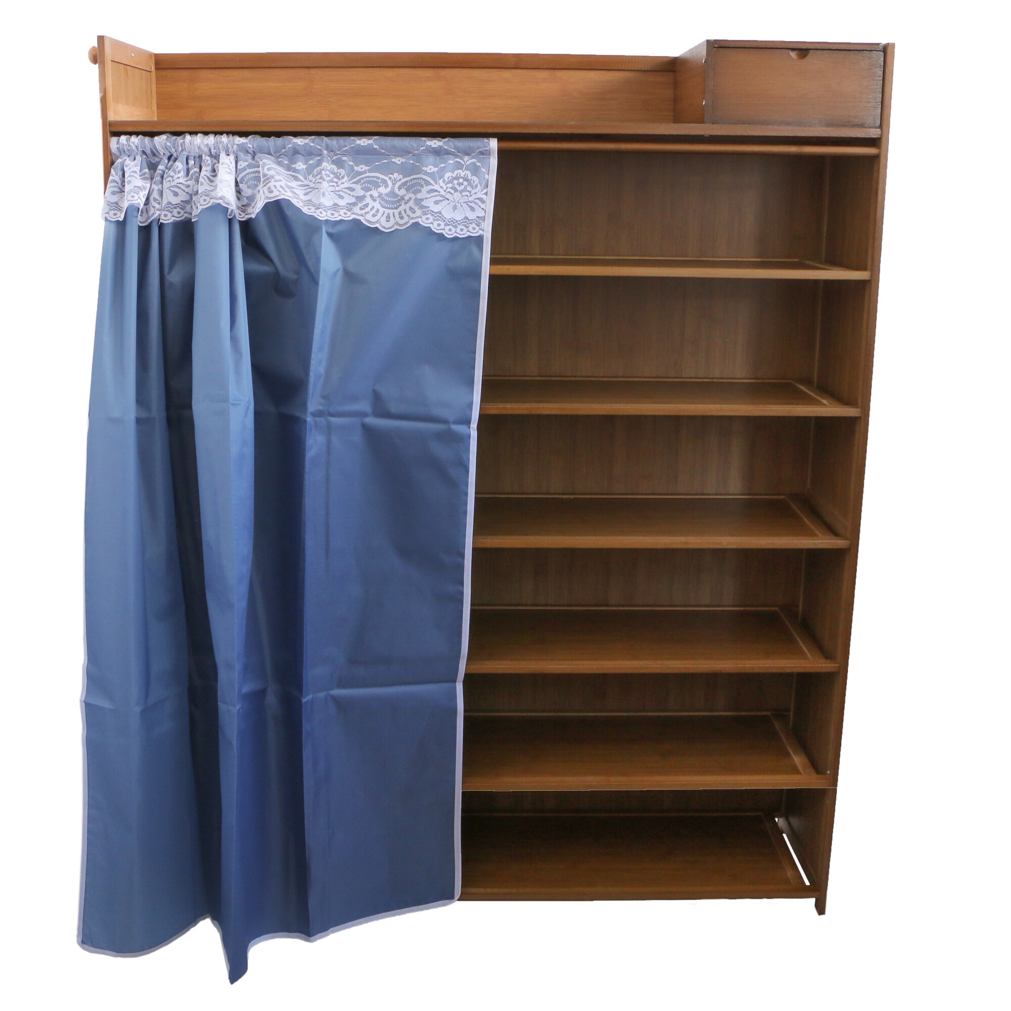 Pantofar din bambus, 7 rafturi, 68*126.5*28 cm, D195