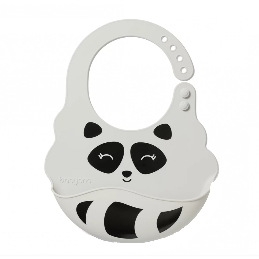 Baveta Babyono din silicon ajustabila Raton