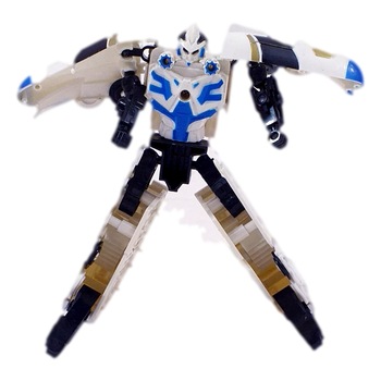 Robot Transformer, Tren Deformare , Alb Robot Transformer, Tren Deformare , Alb