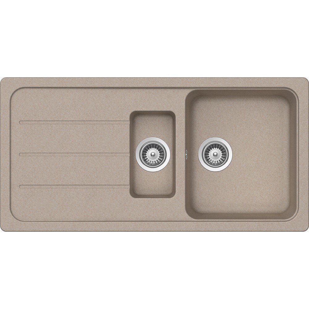 Chiuveta granit Schock Formhaus D-150L Sabbia Cristalite 1000 x 500 mm, adancime cuva 190 mm, reversibila, montare pe blat