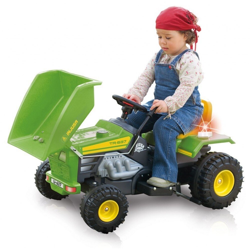 Tractor electric pentru copii Injusa Dump Track eMAG.ro