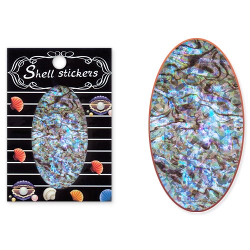 Sticker pentru unghii MoonbasaNails, Shell Effect, D919