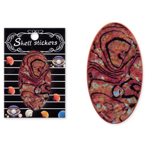 Sticker pentru unghii MoonbasaNails, Shell Effect, D930