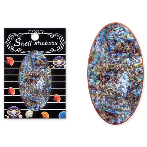 Sticker pentru unghii MoonbasaNails, Shell Effect, D933