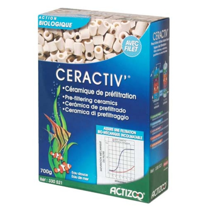 Inele ceramice pentru acvariu, Ceractiv, Zolux, 1 L, 700g