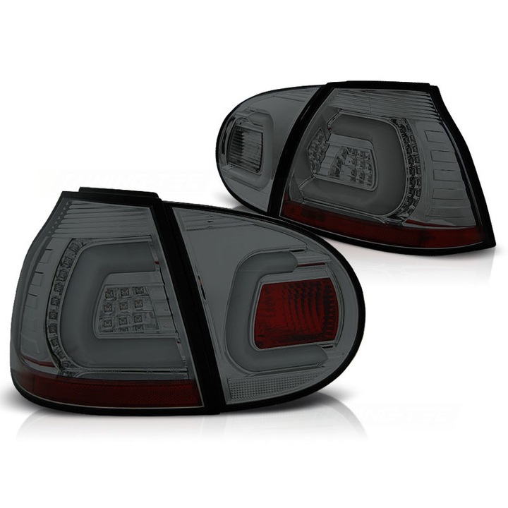 Set lumini spate, Tunintec, Pentru VW Golf 5 10.03-09, LED, Negru