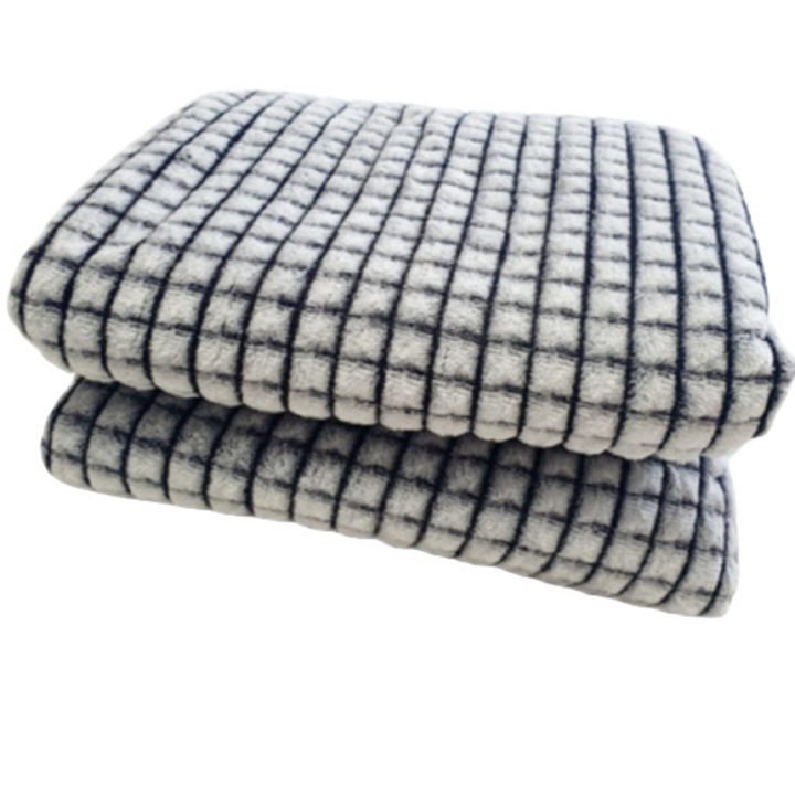 Patura Cocolino, Pentru Pat, 100% Polyester, Culoare Gri, Dimensiune 200x230 Cm