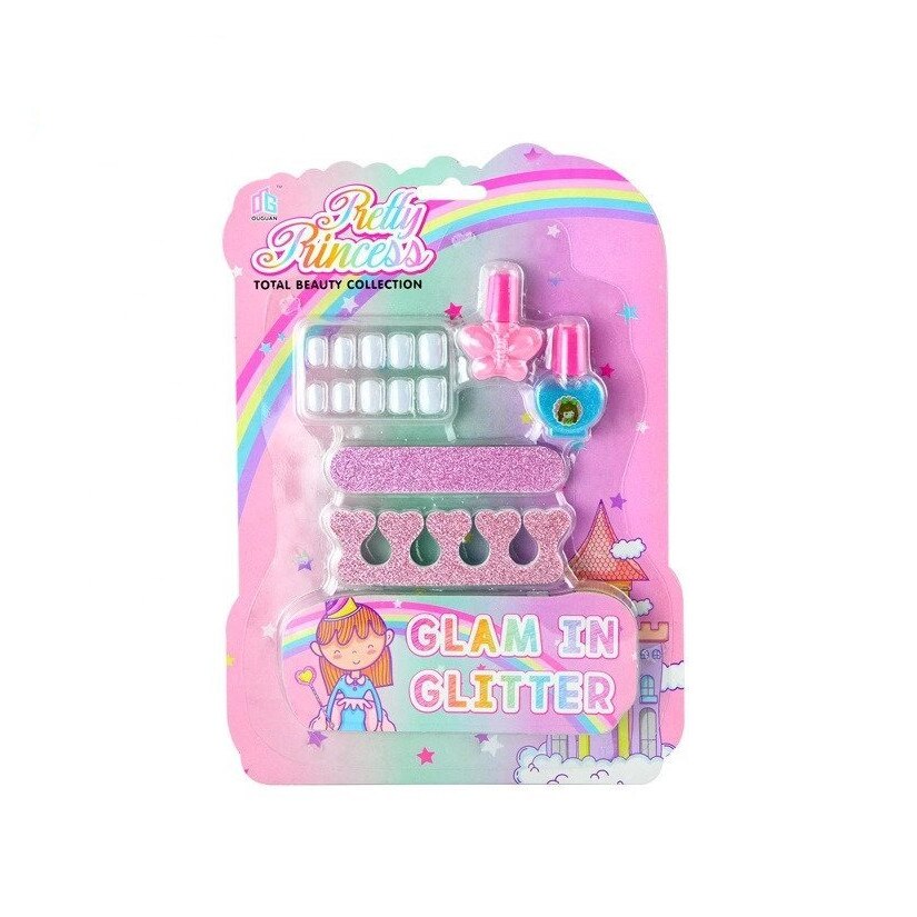 Set trusa manichiura cu oja 36 piese , 28x 20 x 4 cm,multicolor,3 ani +