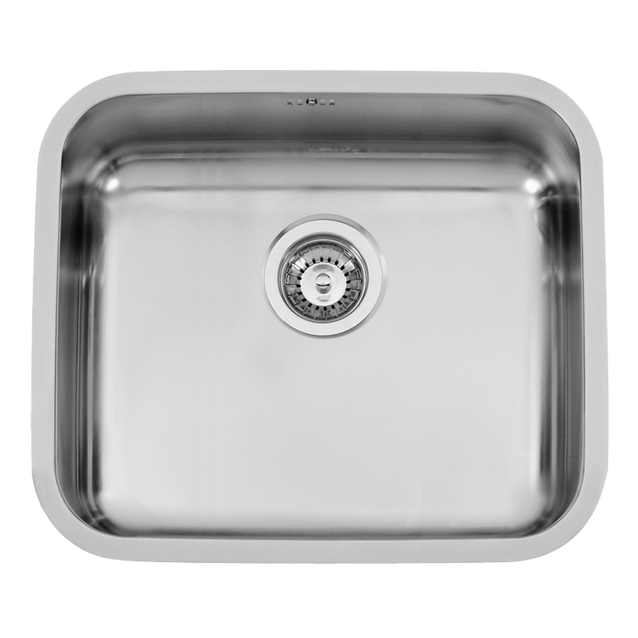 Chiuveta bucatarie inox CookingAid INDUS 50 finisaj SATINAT, 540*440*245mm cu montaj pe blat sau sub blat + accesorii montaj