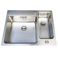 chiuveta bucatarie cu 2 cuve inox cookingaid una 65 cu tocator versus din abs reversibil in scurgator vase  accesorii montaj imagen 15_0_
0