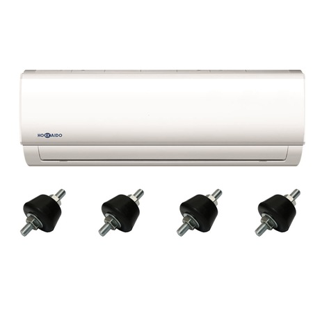 Aparat de aer conditionat HOKKAIDO model ACTIVE LINE 9000 BTU HKEU 263 ZAL / HCNI 263 ZA Inverter WIFI Ready Incazire in intervalul -25 + 30 grade Celsius Racire in intervalul -15 + 50 grade Celsius + amortizoare