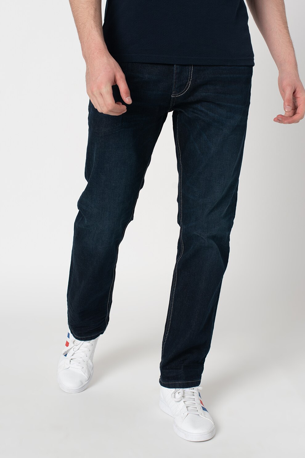 Tom Tailor, Blugi slim fit, Bleumarin inchis
