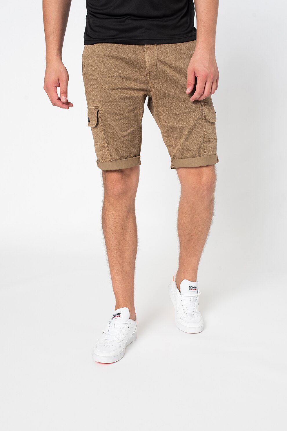 Tom Tailor, Bermude cargo regular- slim fit Josh, Maro camel