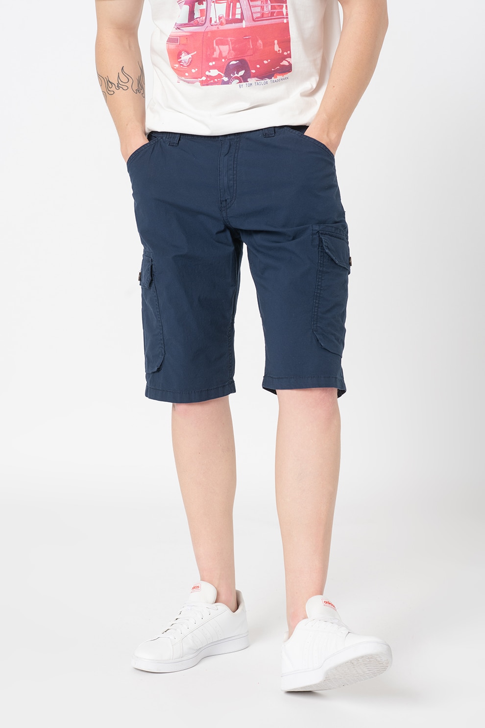 Tom Tailor, Bermude cargo, Bleumarin, S