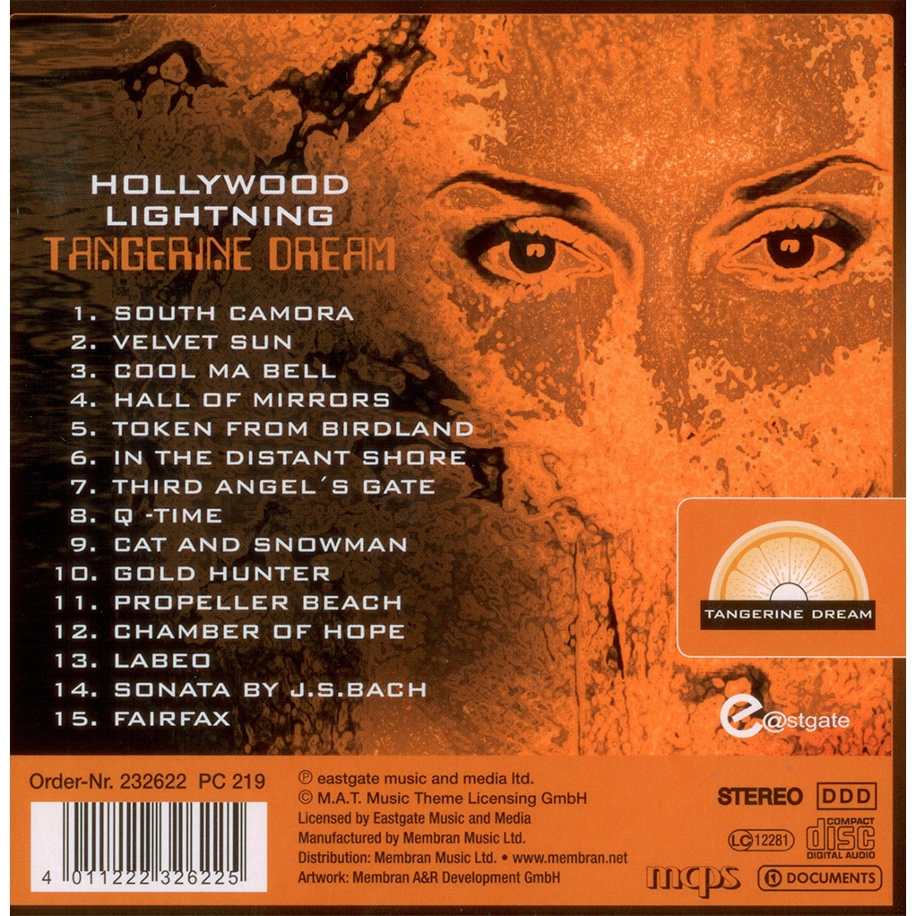Tangerine Dream Hollywood Lightning CD Digipack eMAG.ro
