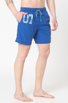 SUPERDRY, Pantaloni scurti de baie Waterpolo, Albastru royal, XL SUPERDRY, Pantaloni scurti de baie Waterpolo, Albastru royal, XL