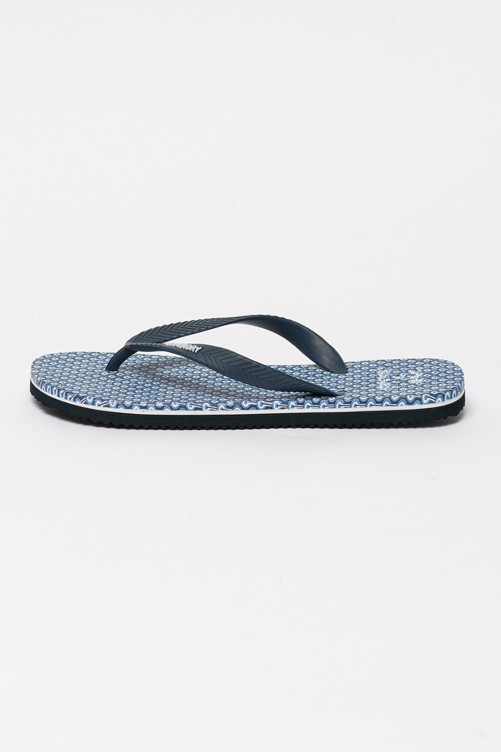 SUPERDRY, Papuci flip-flop cu logo in relief