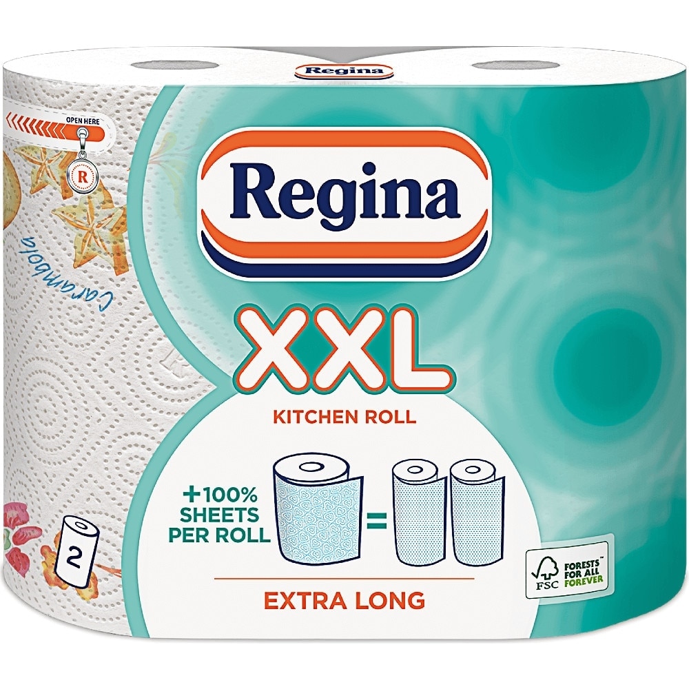 Prosop de bucatarie Regina XXL Extra Long 2 straturi 2 role