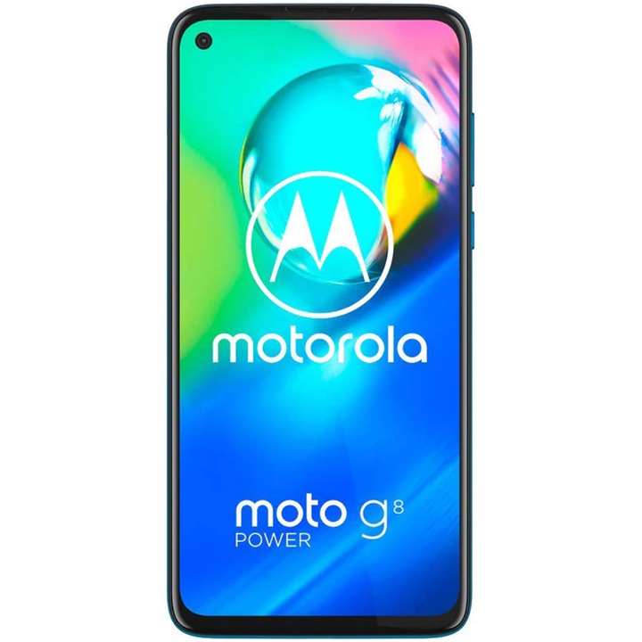 Telefon mobil Motorola Moto G8 Power, Dual SIM, 64, 4G, Capri Blue